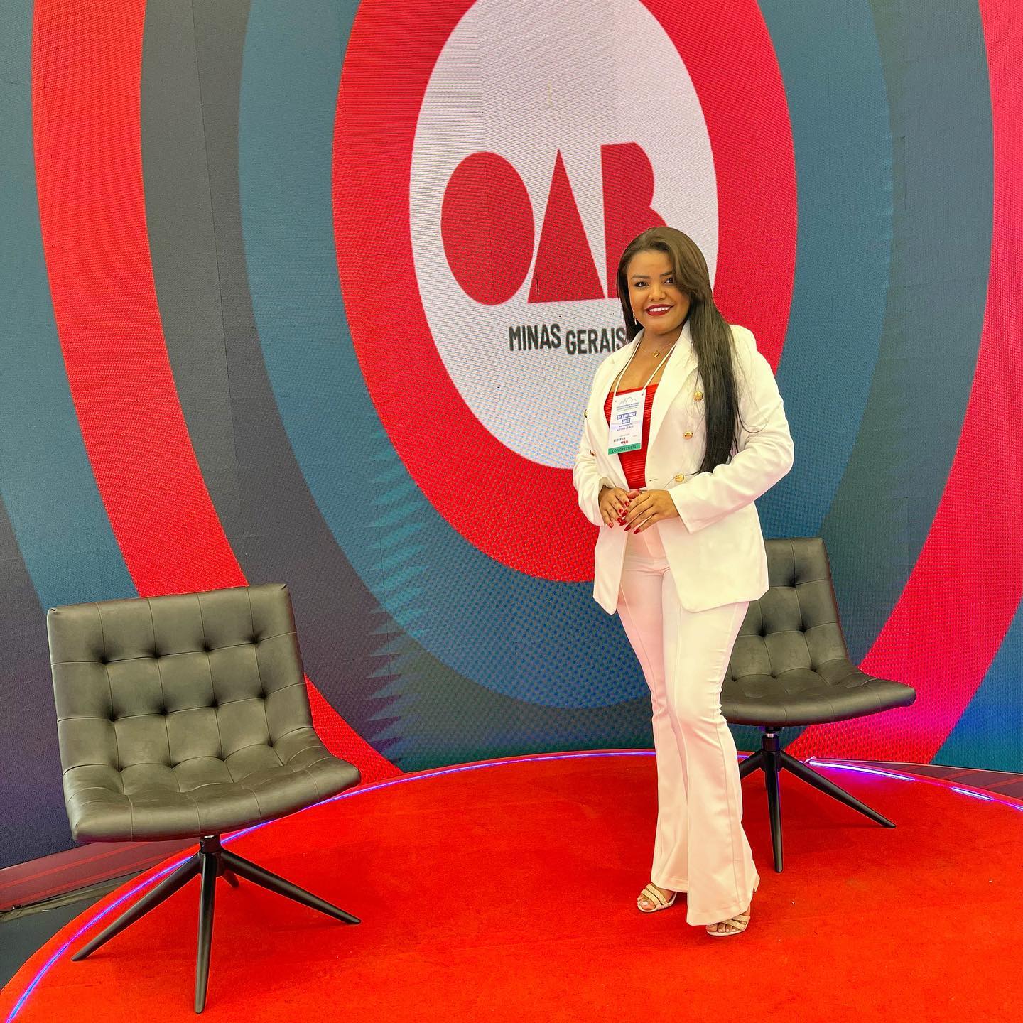 Dra. Sayara Gomes em evento institucional da OAB Minas Gerais